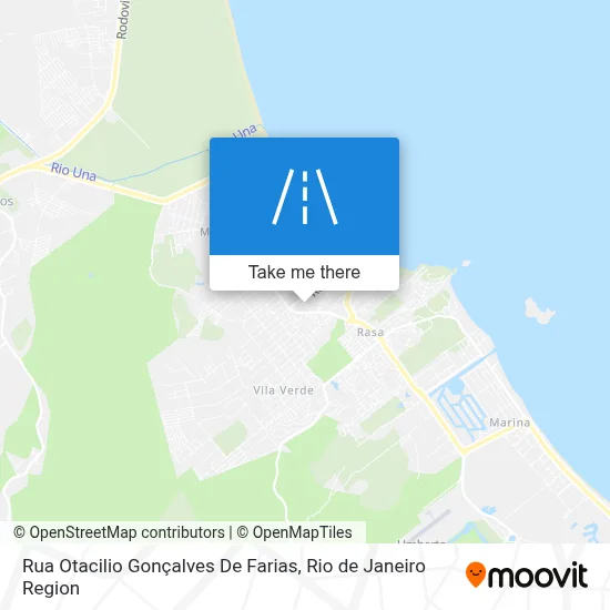 Rua Otacilio Gonçalves De Farias map