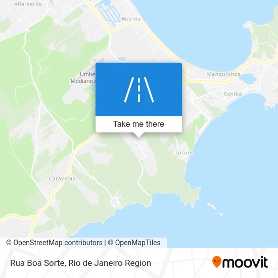 Rua Boa Sorte map