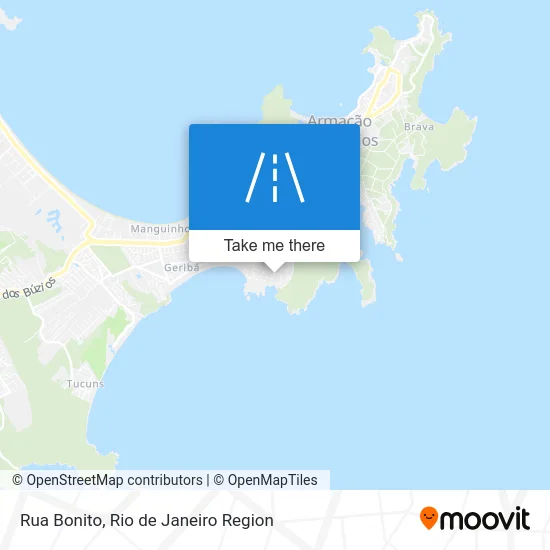 Rua Bonito map