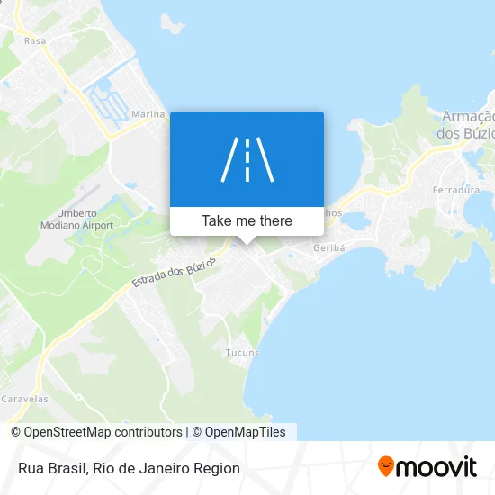 Rua Brasil map