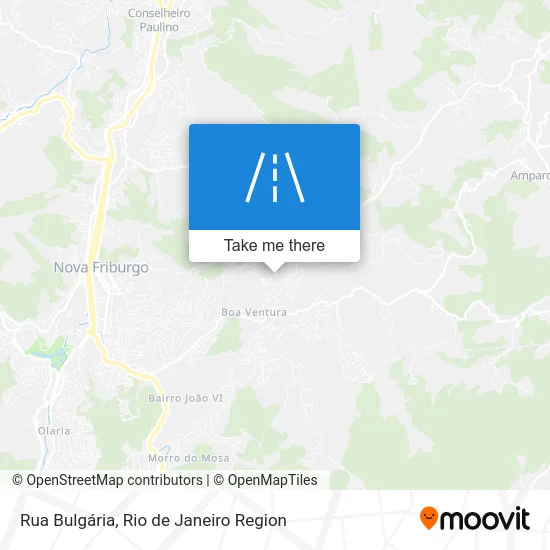 Rua Bulgária map
