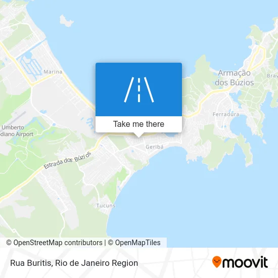 Rua Buritis map