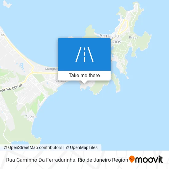 Rua Caminho Da Ferradurinha map