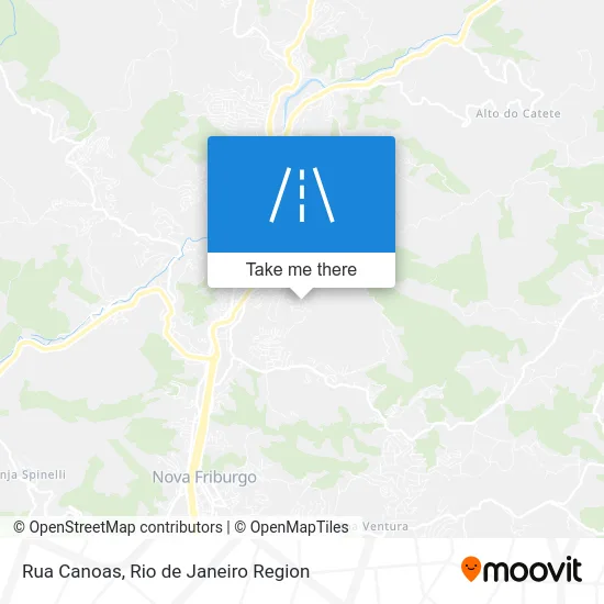 Rua Canoas map