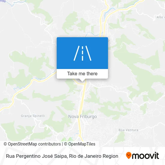 Rua Pergentino José Saipa map