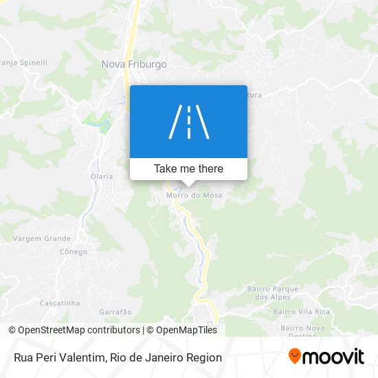 Mapa Rua Peri Valentim