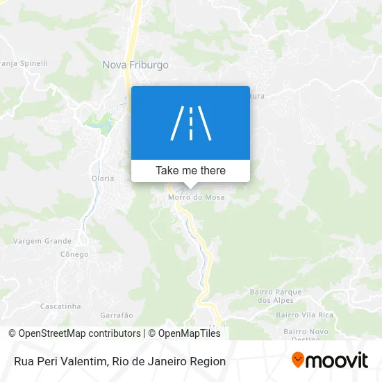 Rua Peri Valentim map