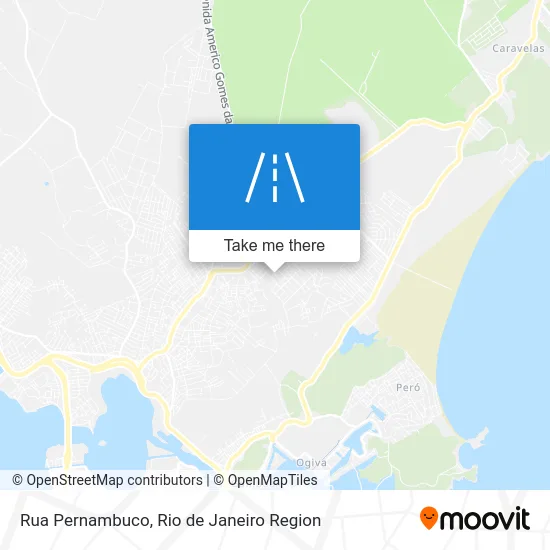 Rua Pernambuco map