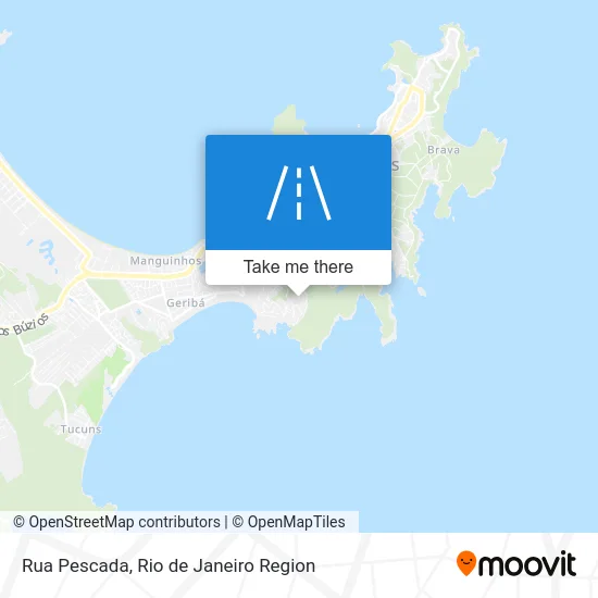 Rua Pescada map
