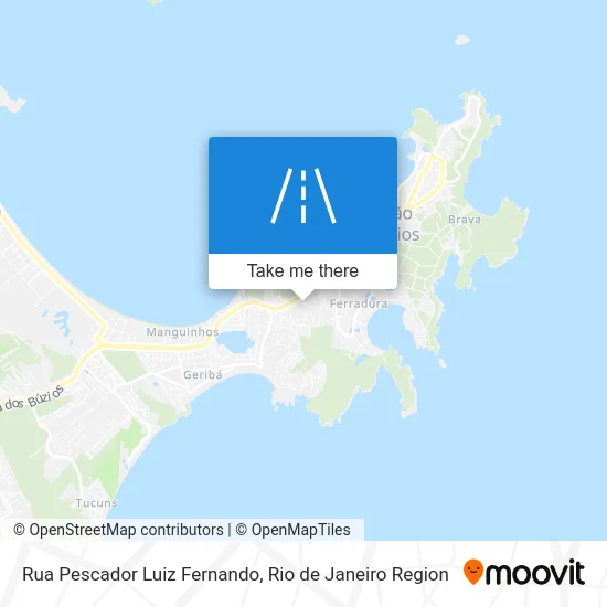 Rua Pescador Luiz Fernando map