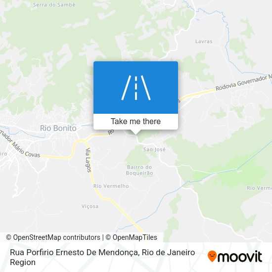 Rua Porfirio Ernesto De Mendonça map