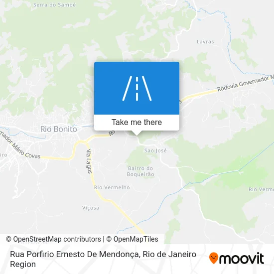 Rua Porfirio Ernesto De Mendonça map