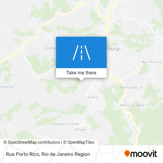 Rua Porto Rico map