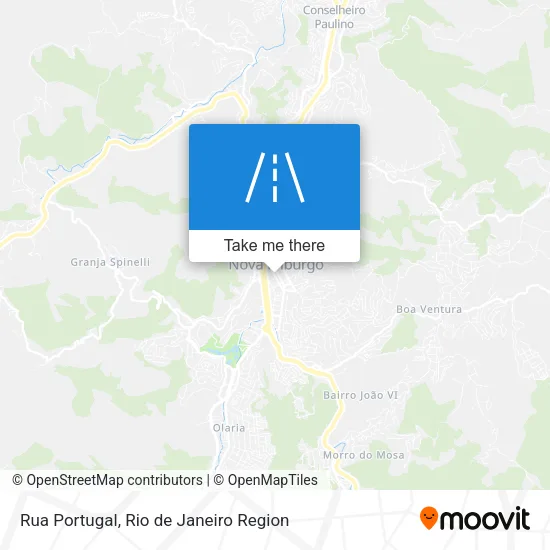 Rua Portugal map