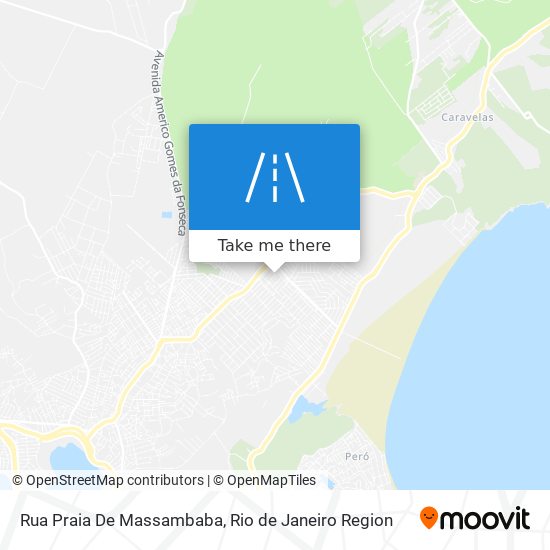 Mapa Rua Praia De Massambaba