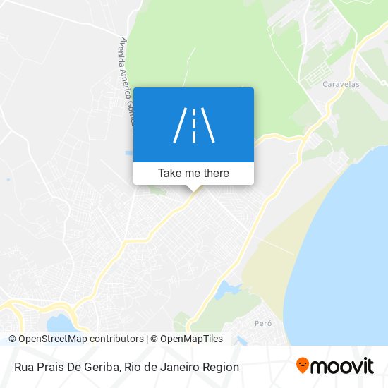 Mapa Rua Prais De Geriba