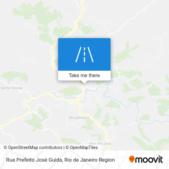 Mapa Rua Prefeito José Guida