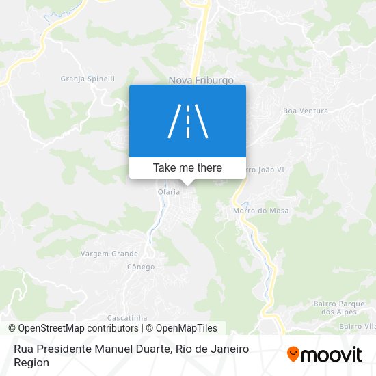 Rua Presidente Manuel Duarte map