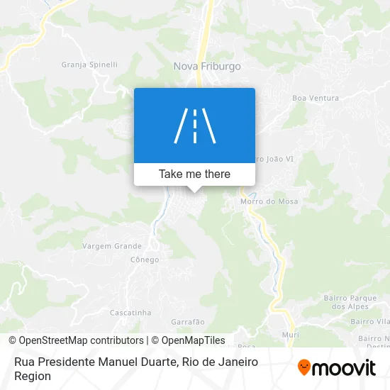 Rua Presidente Manuel Duarte map