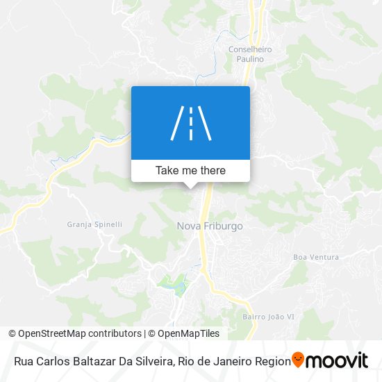 Mapa Rua Carlos Baltazar Da Silveira