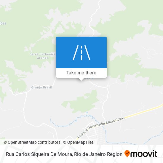 Mapa Rua Carlos Siqueira De Moura