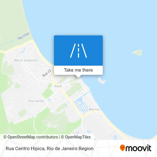 Rua Centro Hipica map