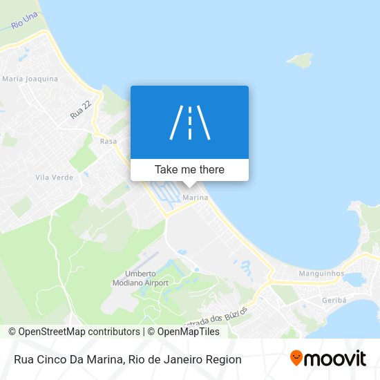 Rua Cinco Da Marina map