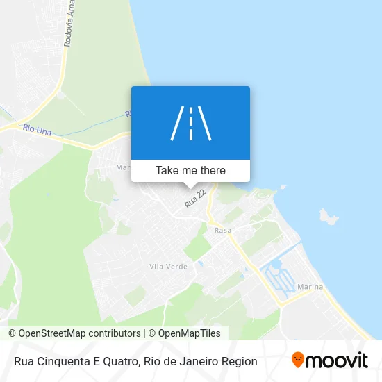 Rua Cinquenta E Quatro map