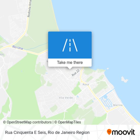 Rua Cinquenta E Seis map