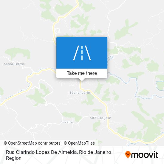 Rua Clarindo Lopes De Almeida map