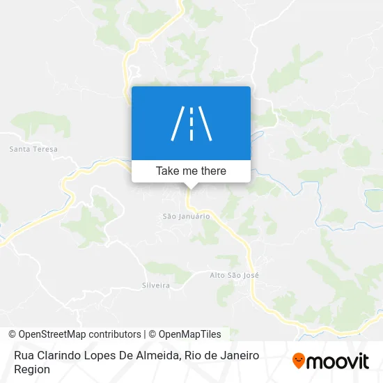 Rua Clarindo Lopes De Almeida map