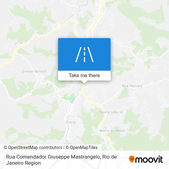 Rua Comendador Giuseppe Mastrangelo map
