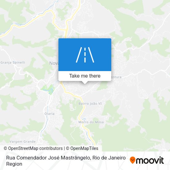 Rua Comendador José Mastrângelo map