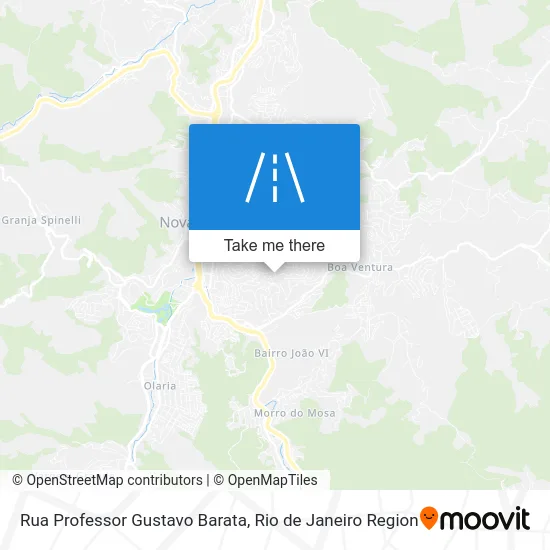 Rua Professor Gustavo Barata map