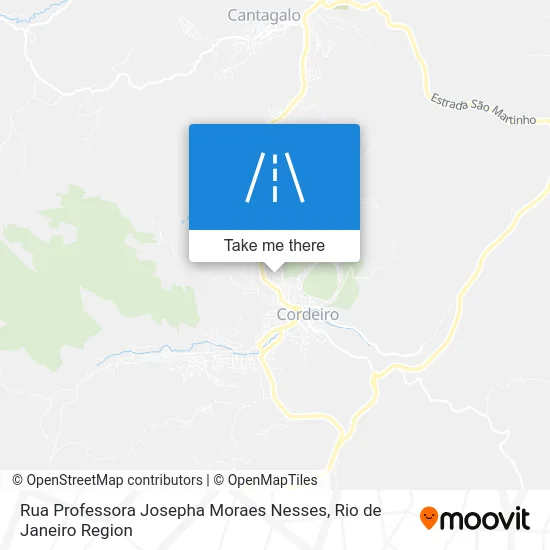 Rua Professora Josepha Moraes Nesses map