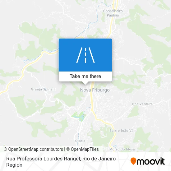 Rua Professora Lourdes Rangel map