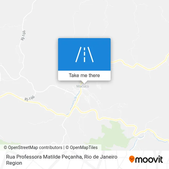 Rua Professora Matilde Peçanha map