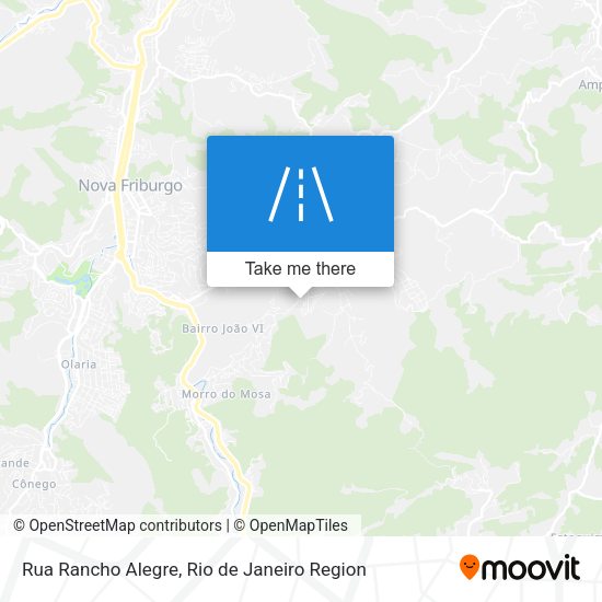 Rua Rancho Alegre map