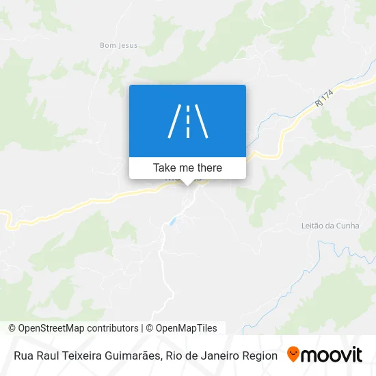Rua Raul Teixeira Guimarães map