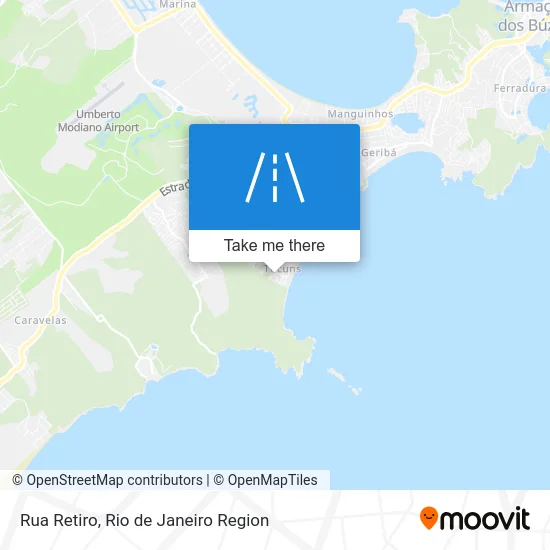 Rua Retiro map