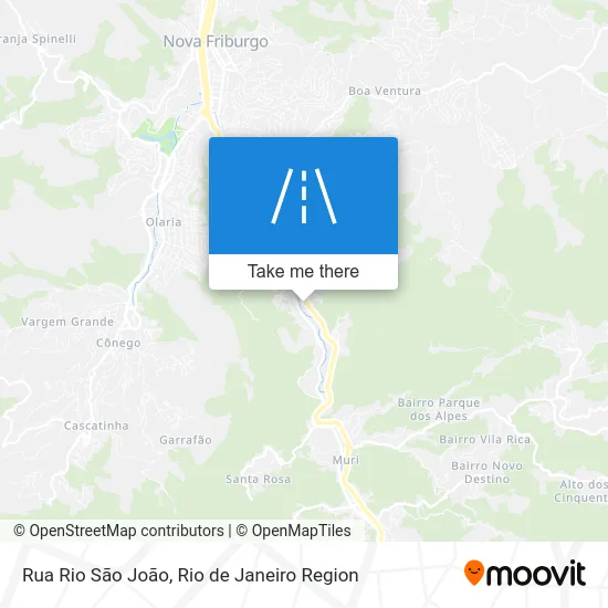 Rua Rio São João map