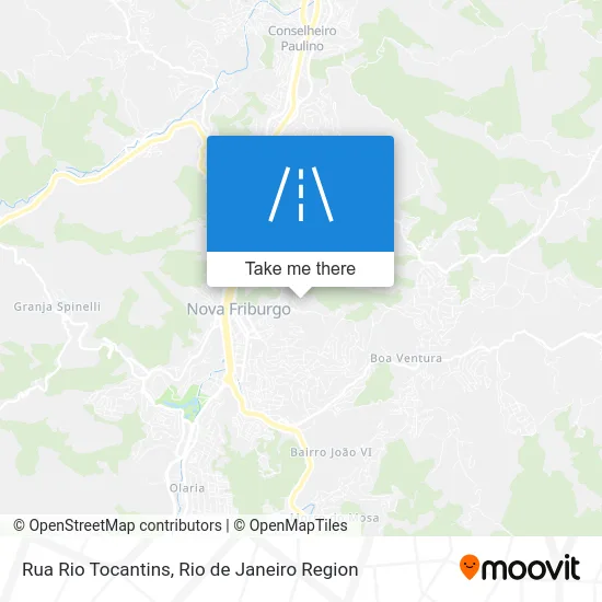 Rua Rio Tocantins map