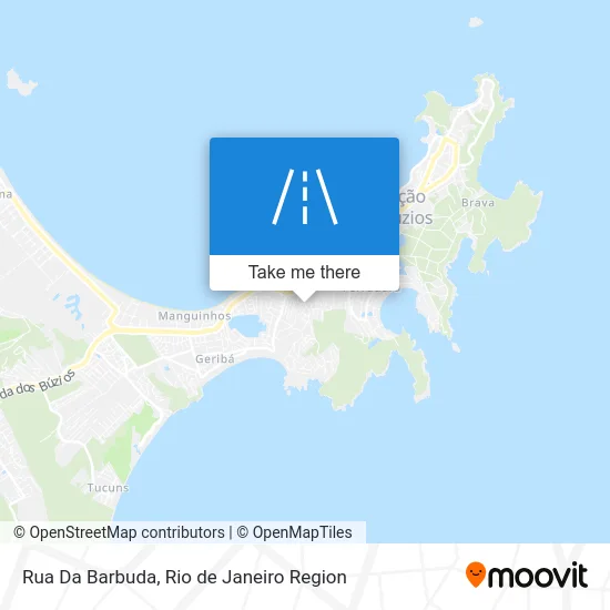 Rua Da Barbuda map