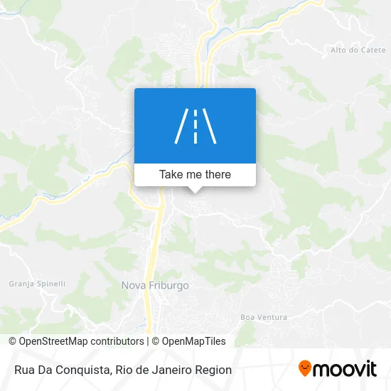 Rua Da Conquista map