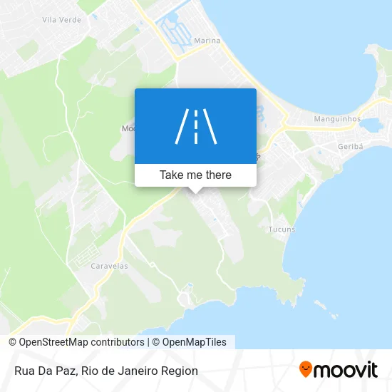 Rua Da Paz map
