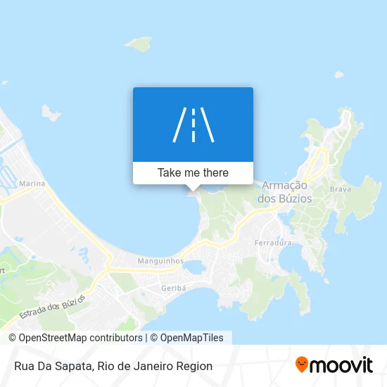 Rua Da Sapata map