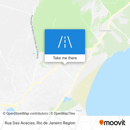 Rua Das Acacias map