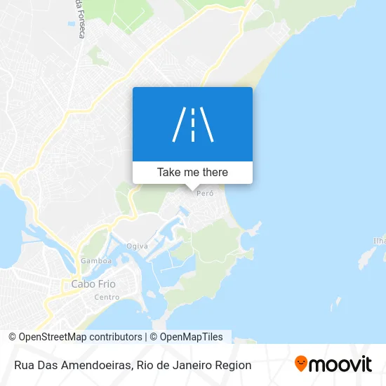 Rua Das Amendoeiras map