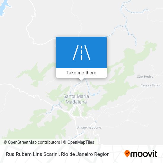 Rua Rubem Lins Scarini map