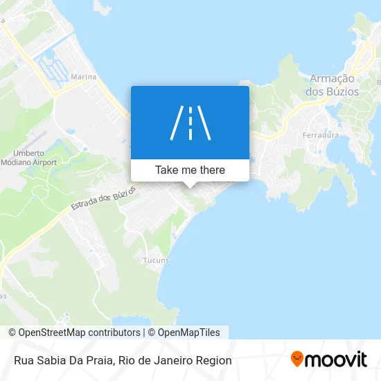 Rua Sabia Da Praia map